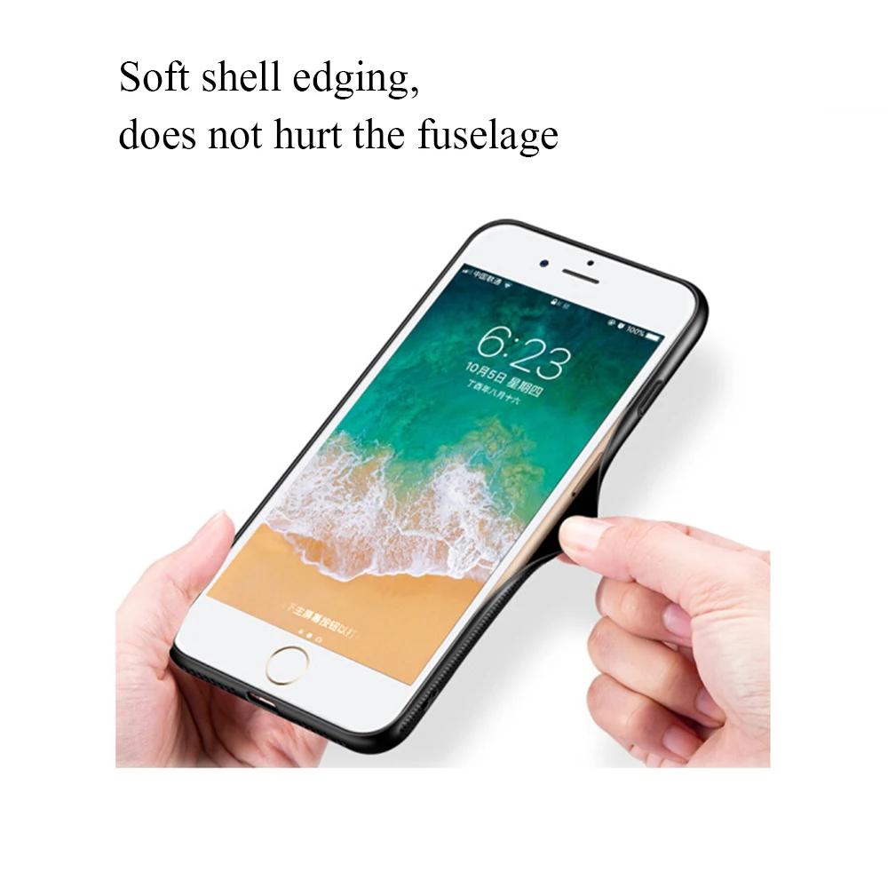 Роскошный стеклянный чехол для iPhone 6 7 8 Plus X XS XR MAX 7plus plus 6G 6S зеркальный из
