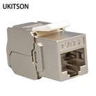 CAT7 RJ45 Keystone экранированный слот FTP цинковый сплав модуль Разъем LAN сетевая вставка без инструментов соединитель для 10 Гб интернет-разъем