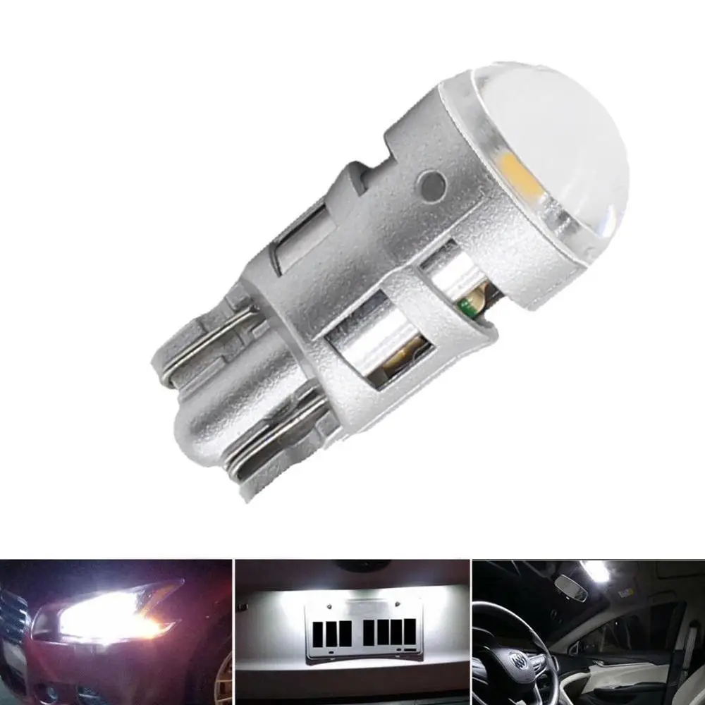 2 шт w5w светодиодный T10 Светодиодный лампочки Canbus 30301 SMD 3014 для Стоянкы Автомобилей Автомобиля сигнальный фонарь, интерьерная карта Потолочные плафоны дневные ходовые огни 12V Белый Амер яркий