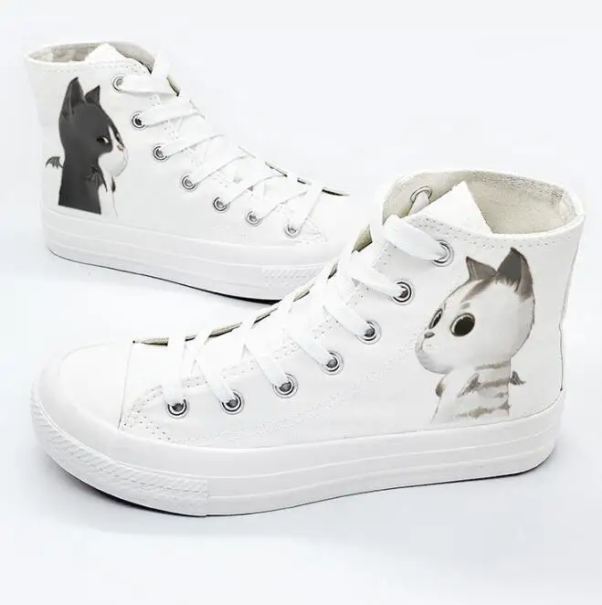 Кроссовки женские холщовые высокие дышащие на платформе повседневная обувь с