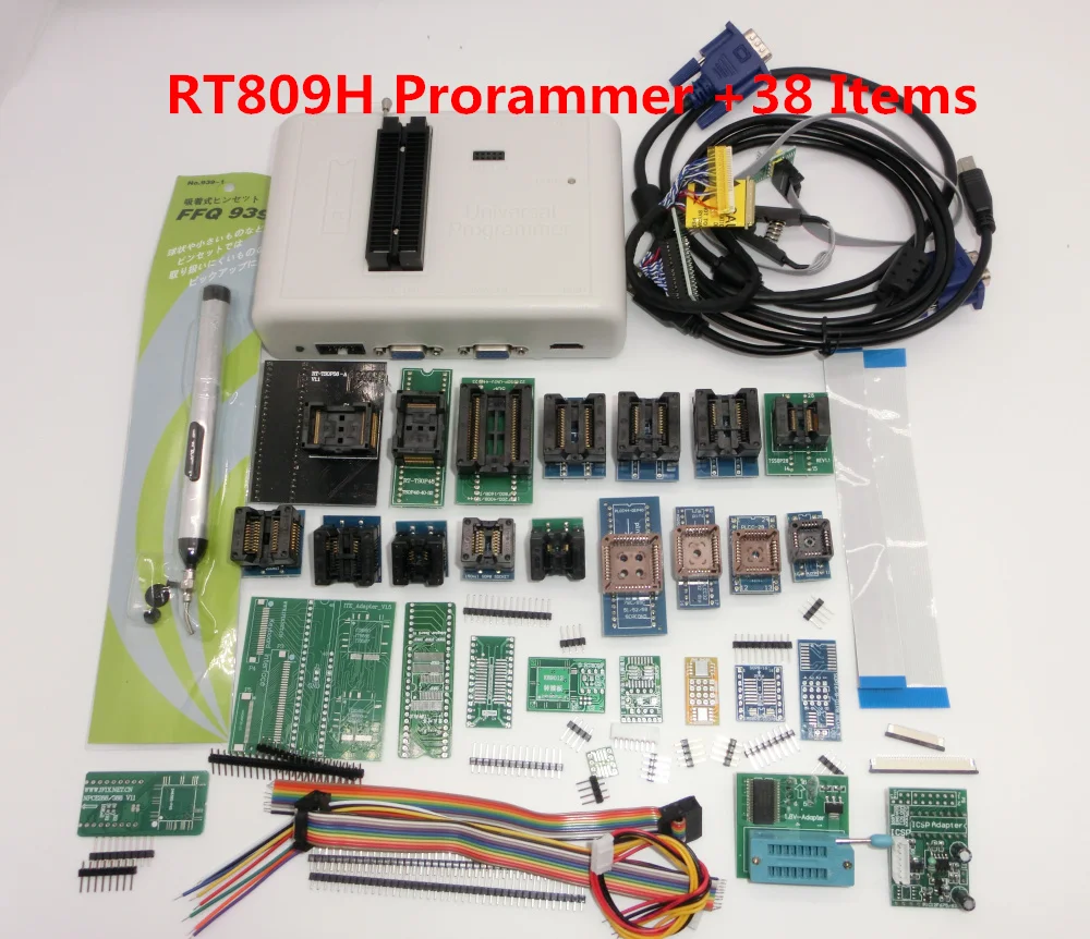 RT809H emmc-nand программист TSOP56 TSOP48 кабель EDID ISP Header01 VGA HDMI BGA63 BGA64 BGA169