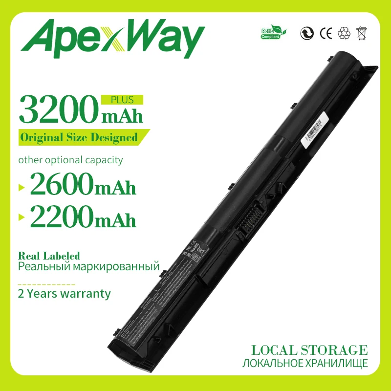 Аккумулятор для ноутбука Apexway KI04 HP Pavilion 15 ab292nr 14 ab000 17 g000 ~ g099 HSTNN DB6T/LB6R/LB6T 800049