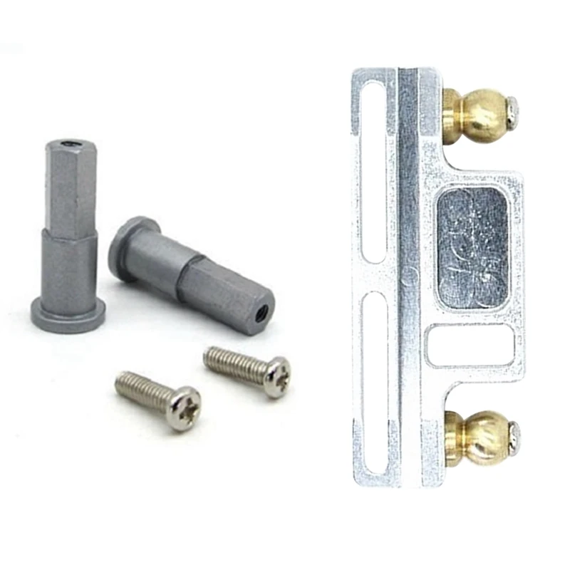 

2 комплекта детали для автомобиля на радиоуправлении: 1 шт. металлическая рулевая группа в сборе детали и 1 комплект металлического комбайне...