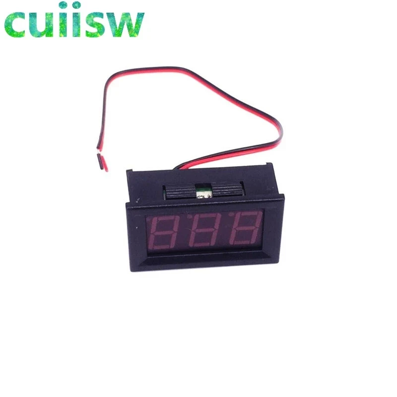 Цифровой вольтметр постоянный ток 4 5 В 30 с красной синей зеленой панелями на