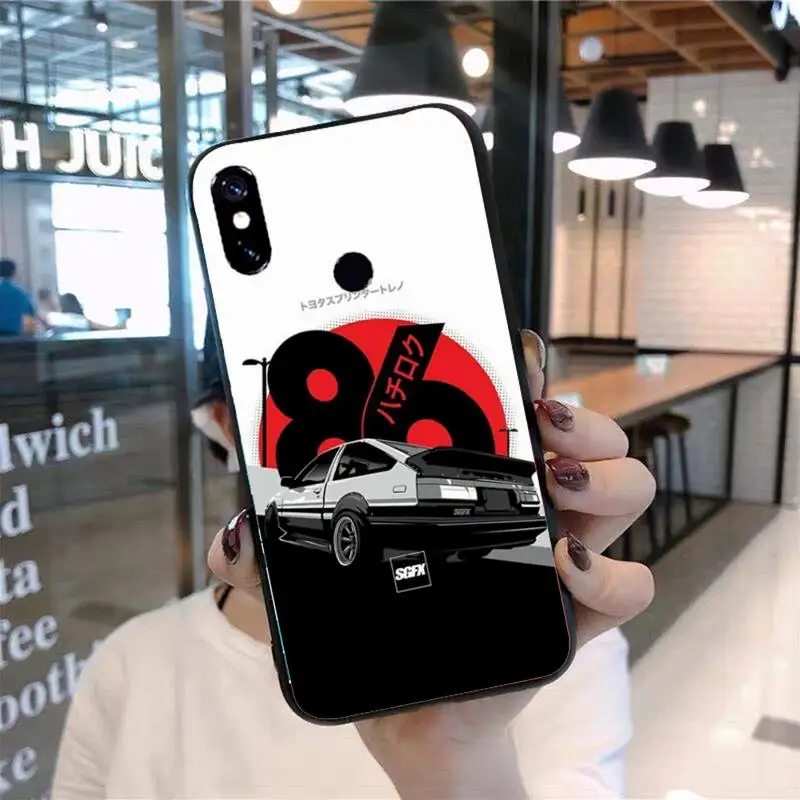 

Japan Anime Initial D Car taillight AE86 Phone Case For Xiaomi Redmi 7 8 9t 9se k20 mi8 max3 lite 9 note 9s 10 pro