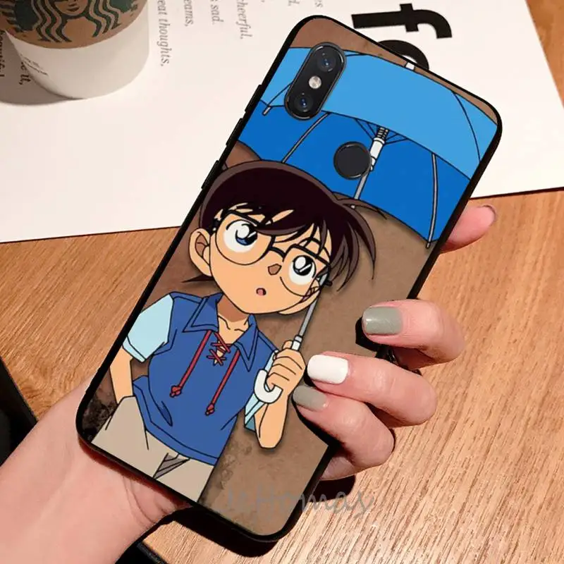 

Japan anime detective conan Phone Case For Xiaomi Redmi note 7 8 9 t max3 s 10 pro lite coque shell cover funda