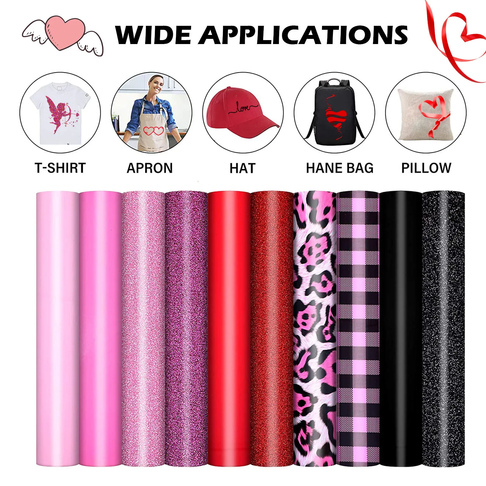 10 рулонов леопардовая термополиуретановая теплопроводная виниловая железная HTV