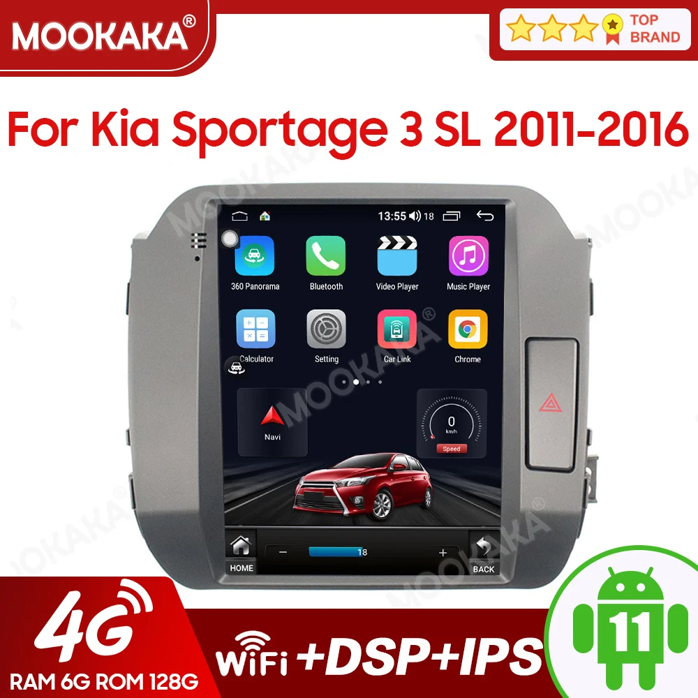 

Автомобильное радио, мультимедийный видеоплеер, GPS-навигация, головное устройство 2 din, 4G Net, DVD, Android 10,0 для Kia Sportage 3 SL 2010 2011-2016