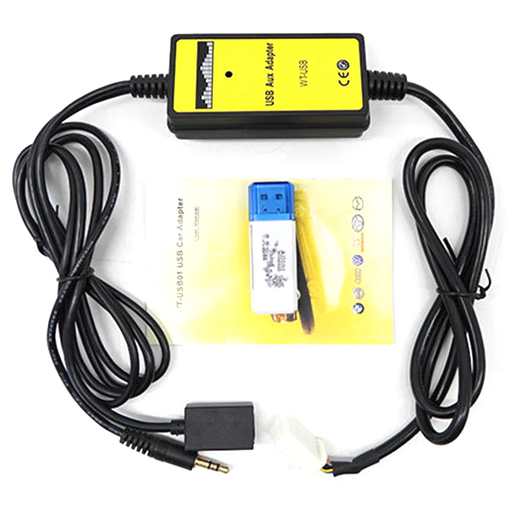 Стабильный автомобильный аудио USB интерфейс AUX адаптер прямой подходит для