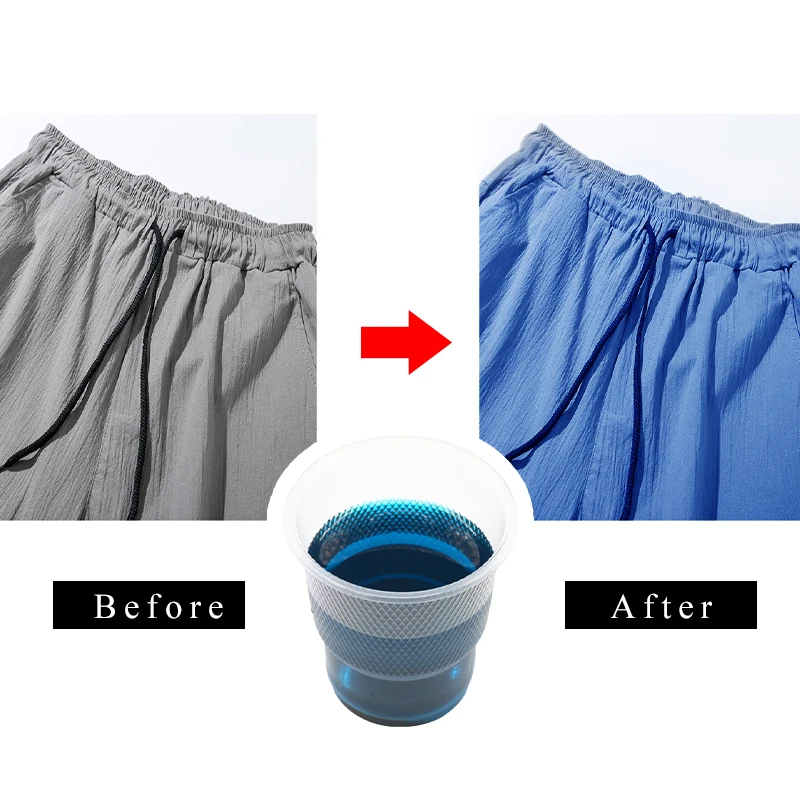 Lake Blue Color Fabric Dye Acrylic Paint Dyestuff 10g for Clothing Textile Dyeing Reno |