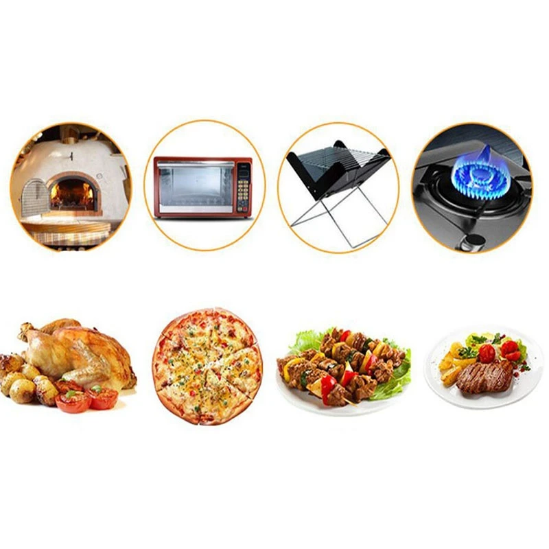 13-дюймовый камень для пиццы приготовления выпечки гриля сверхтолстые