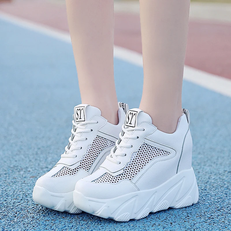 Женские кроссовки на массивной платформе Rimocy повседневная обувь увеличивающая