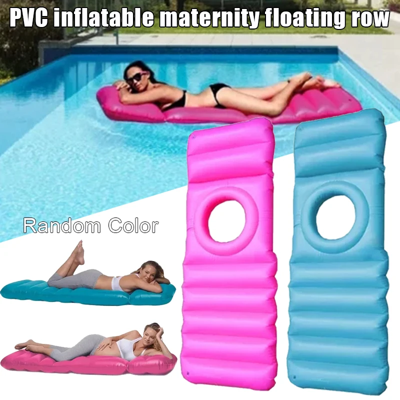 Inflatable Float Pvc Maternity Raft With Hole Pregnancy Bed Float Pool Accessories Pool Float For Pool Colchoneta Piscina