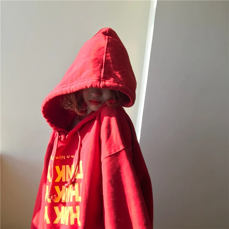 

NEW Women Leisure Letter Printed Hoodies Harajuku Sweatshirt Kawaii Korean Style Oversized Women Hoodies Winter Female MYSLEF