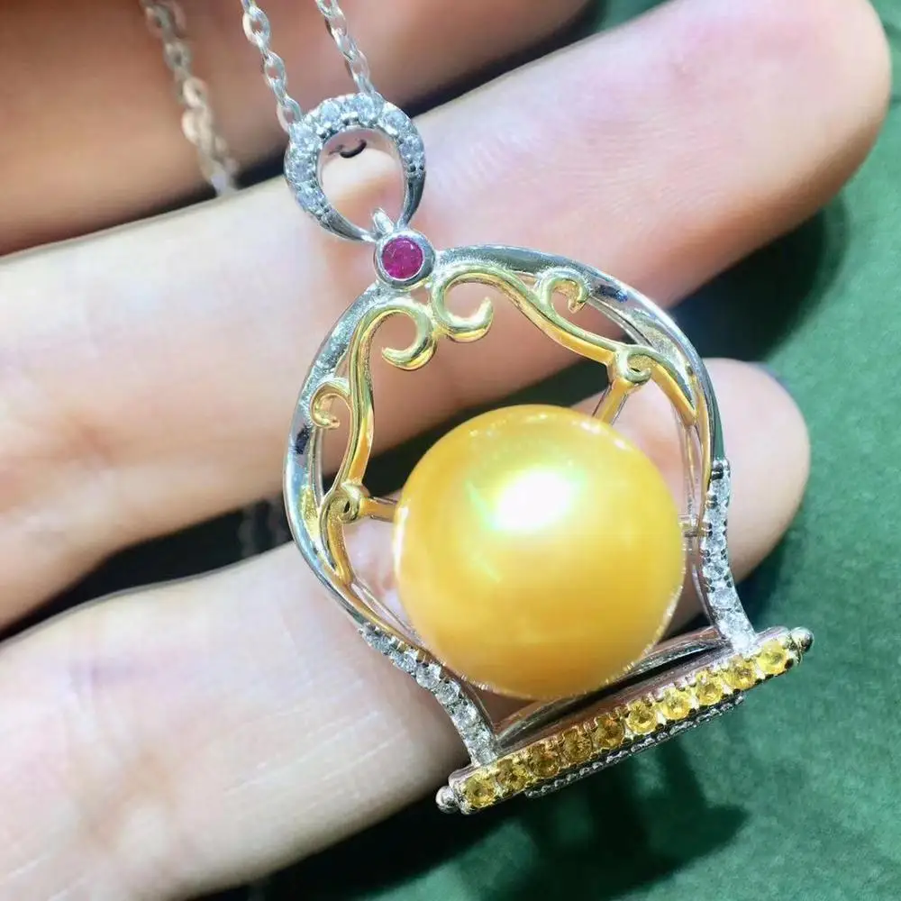 

New Arrival 925 Sterling Silver Pendant Base Setting Mounting Pendant Findings for Akoya Edison Pearls Corals Jade Stones Beads