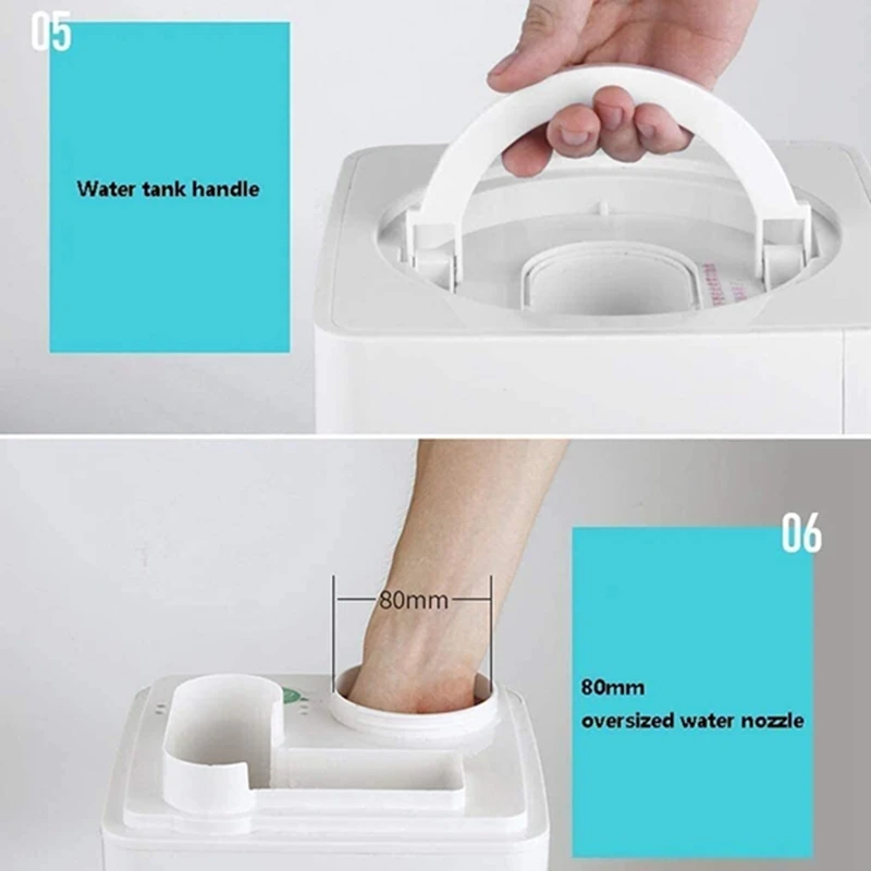 

11L Large Capacity Floor-Standing Humidifier Suitable for Commercial Industrial Air Purification Mist Humidifier UK Plug