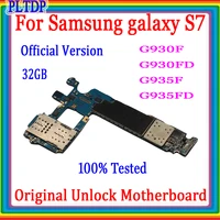 for samsung galaxy s7 edge g935f g935fd g930f motherboard single dual sim card board unlocked original logic chips