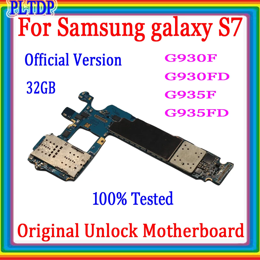 Материнская плата для Samsung Galaxy S7 Edge G935F G935FD G930F с одной Sim-картой разблокированные