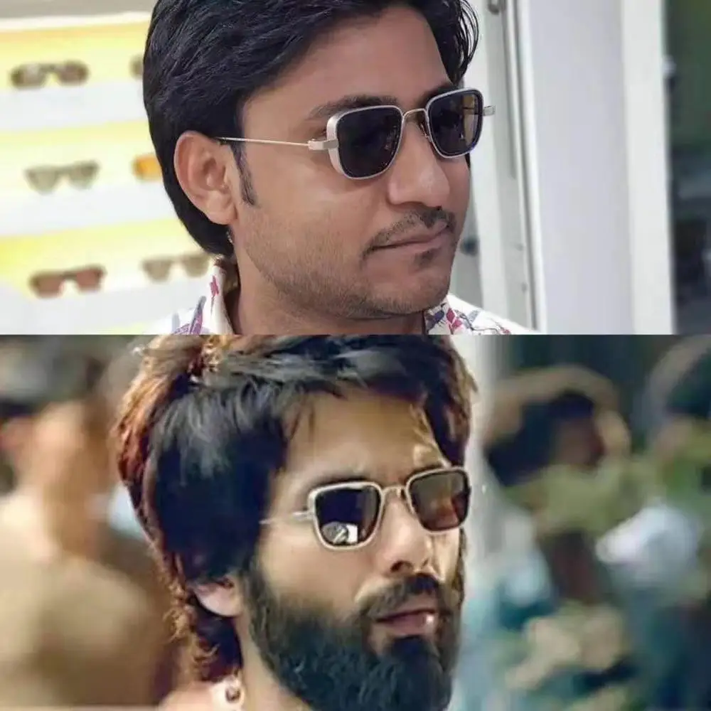 DPZ Модные солнцезащитные очки Kabir Singh в стиле стимпанк авиационные индийском