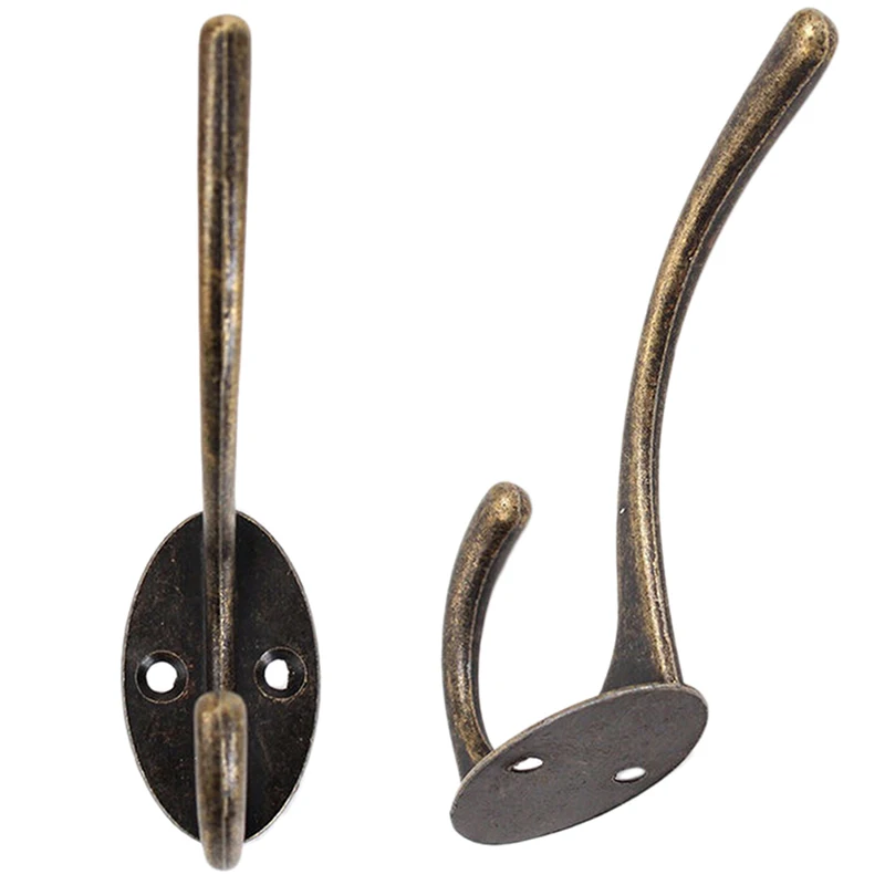 

1X Antique Iron Home Bathroom Hat Coat Clothes Towel Wall Door Hanger Hooks
