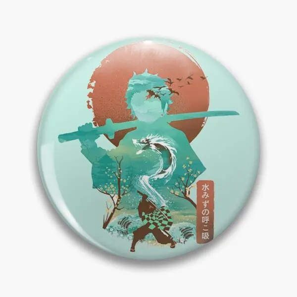 

Мягкая Металлическая Булавка для пуговиц рассекающего демонов Tanjirou, женские Креативные украшения, шляпа, забавный значок на воротник, мила...