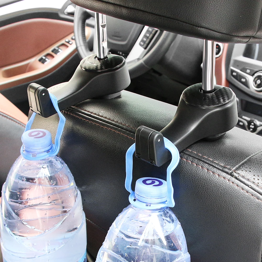 Автомобильный крючок на подголовник 2 в 1 многофункциональные зажимы крючки для