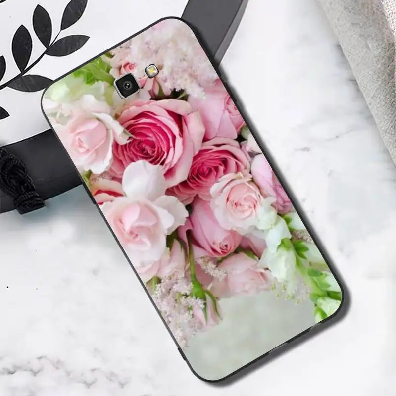 TOPLBPCS элегантный розовый фиолетовый пион на вазе чехол для телефона Samsung J6 J7 J2 J5 prime