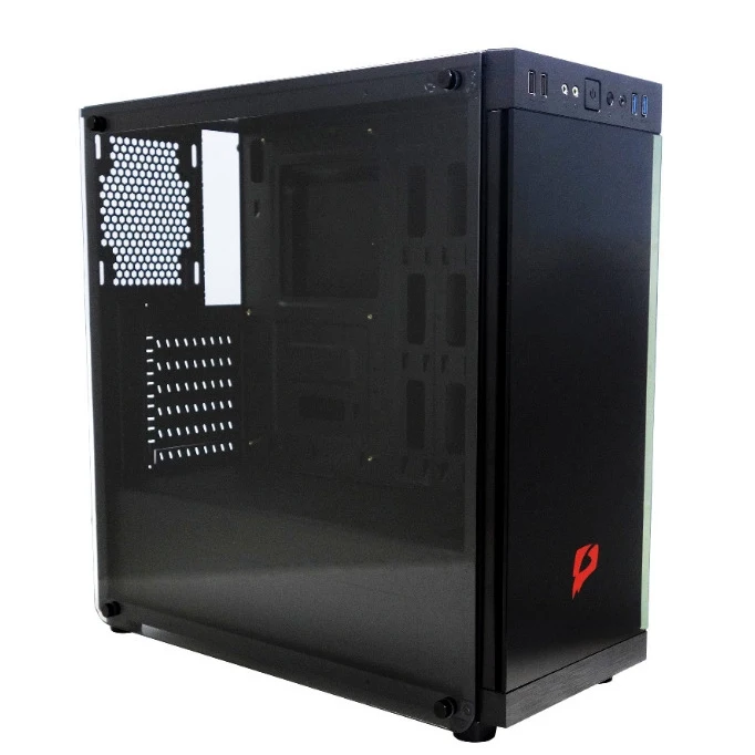 Компьютерный корпус e2e4 UltimateGamer GC 03 Tempered Glass ATX Midi Tower 2xUSB 3.0 черный Без БП (OT B)|Корпуса