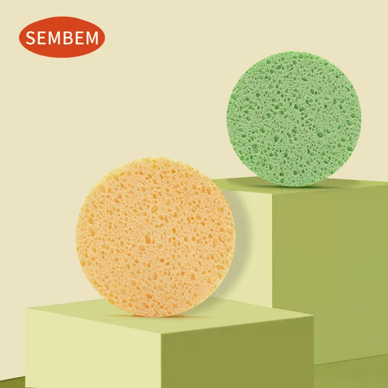 Очищающая губка SEMBEM 2 шт./упак. для удаления макияжа очищающая лица