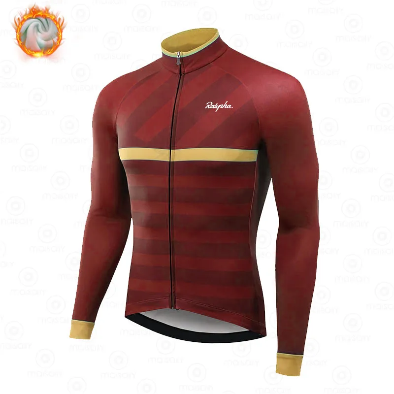 Новинка 2021 зимний теплый флисовый комплект одежда для велоспорта Мужская