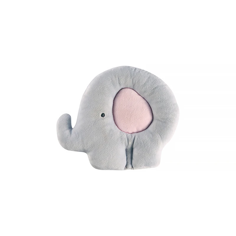 

Baby Shaping Pillow Soft Cotton Lovely Cartoon Sleep Head Positioner Anti-rollover Elephant Head Protection Newborn Gift Support