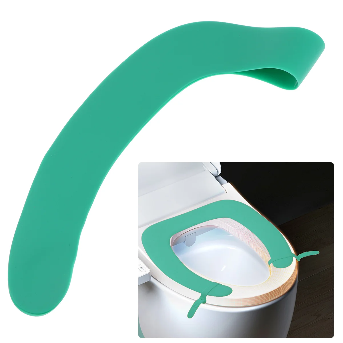 

Toilet Cover Bathroom Washable Silicone