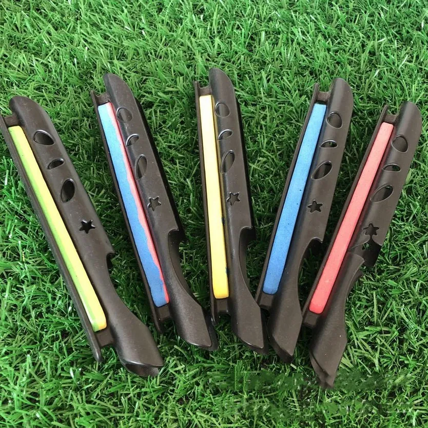 

5pcs/lot Fishing Coiling Card Hand Pole Plate Winding Wrapped Wire Board Line Container Fishing Clips Fishing Tackle