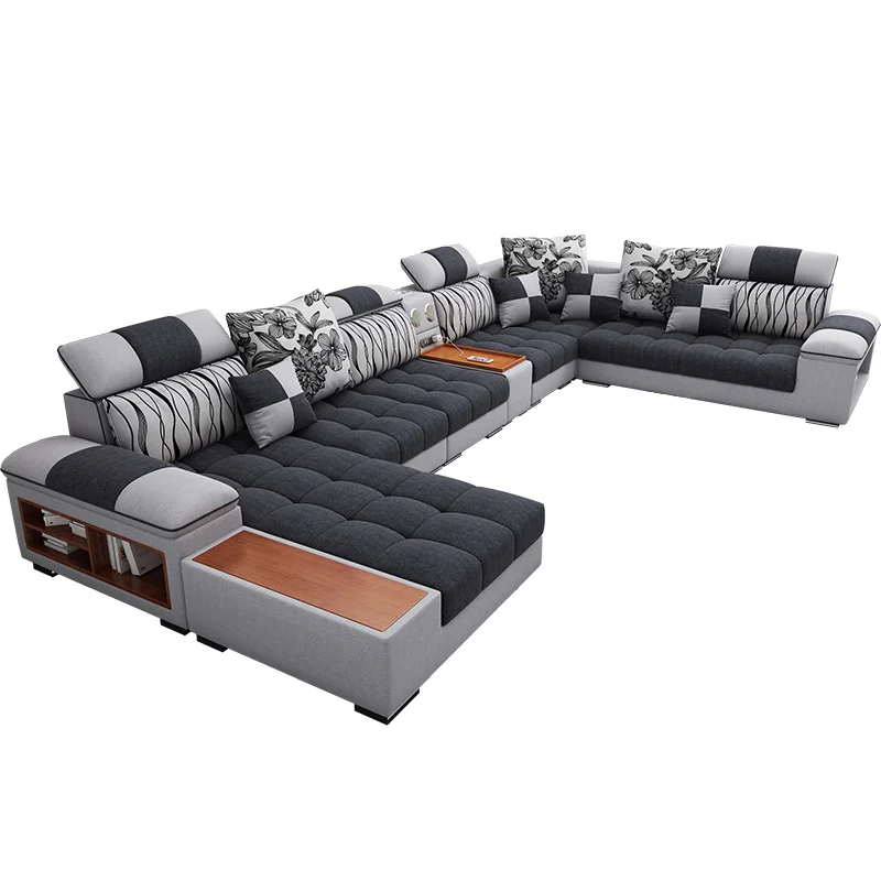 Мебель для гостиной диван набор Многофункциональный скандинавский стиль ткань и