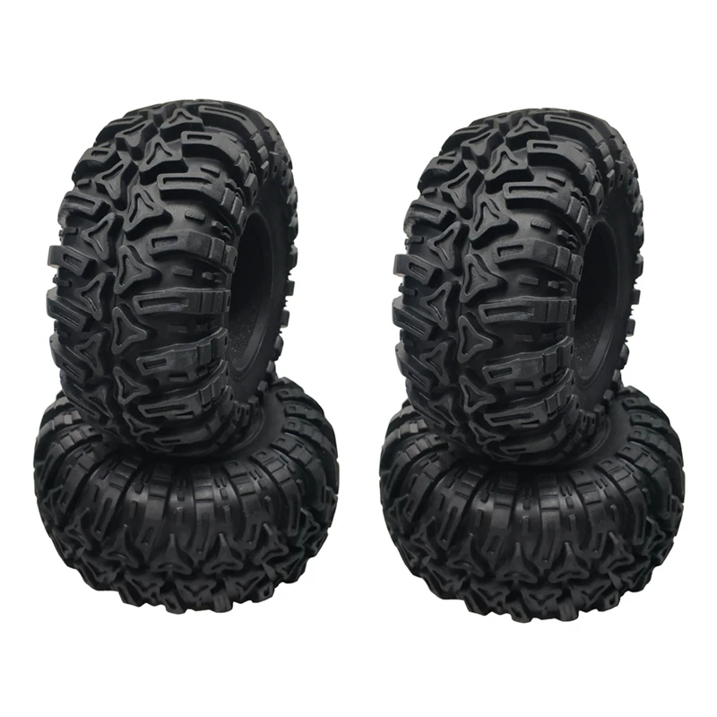 

4PCS 2.2inch Rubber Tyre 2.2 Wheel Tires 128X60MM for 1/10 RC Crawler Traxxas TRX4 Axial SCX10 Wraith RR10