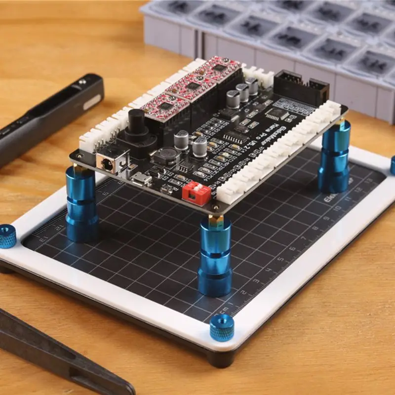 

Magnetic PCB Holder Adjustable Printed Circuit Board Vise Fixture Jig Soldering Assembly Stand Clamp Movable Pillars