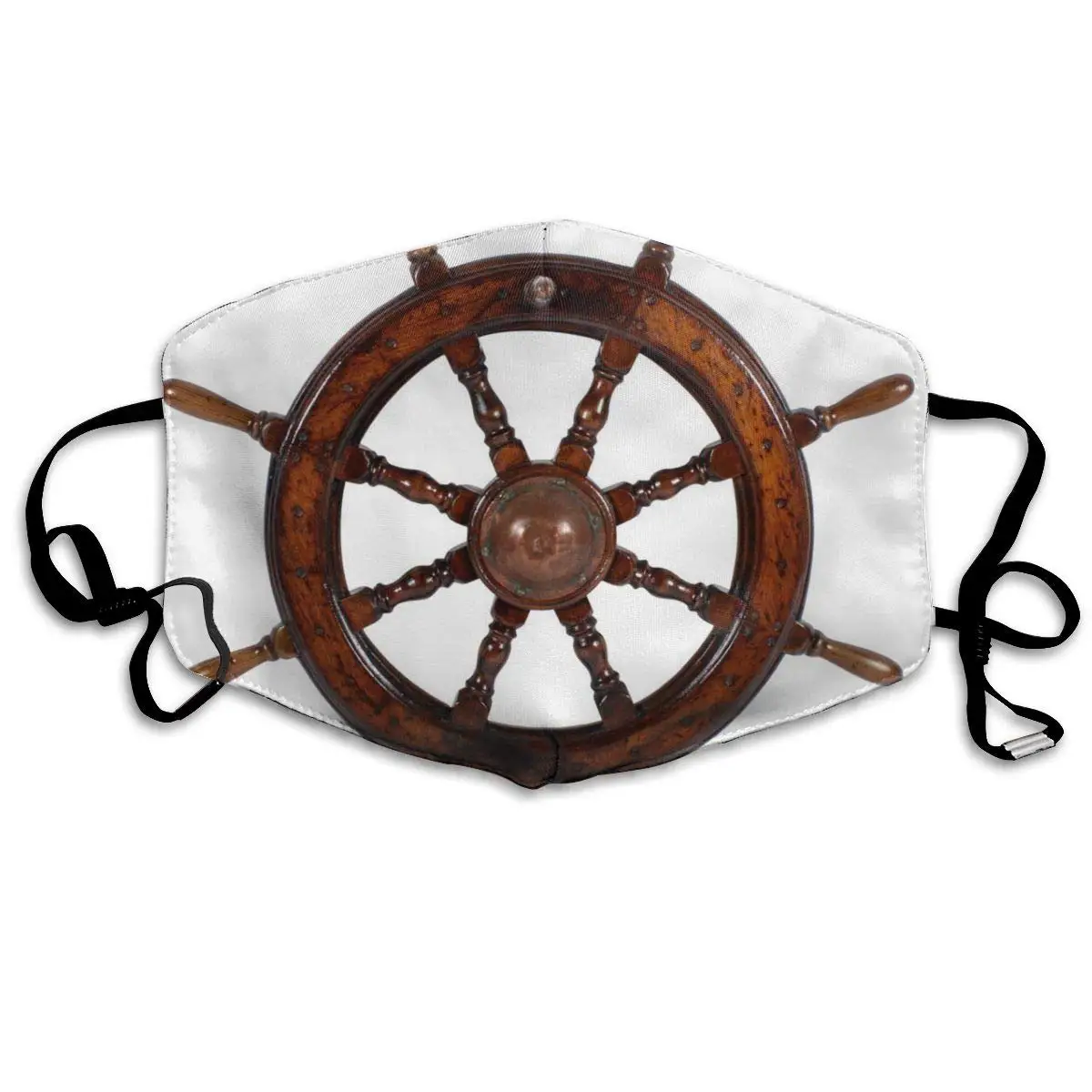 Face Mask Ship's Wheel Cool Cycling Half Face Earloop Dust Mask For Men