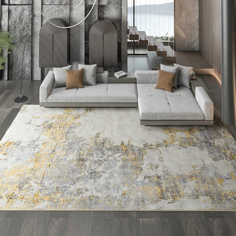 買取 北欧抽象リビングルームの寝室のカーペット床マットオフィスソフト厚い敷物現代のベッドサイド毛布ノンスリップ研究テーブルラグマット