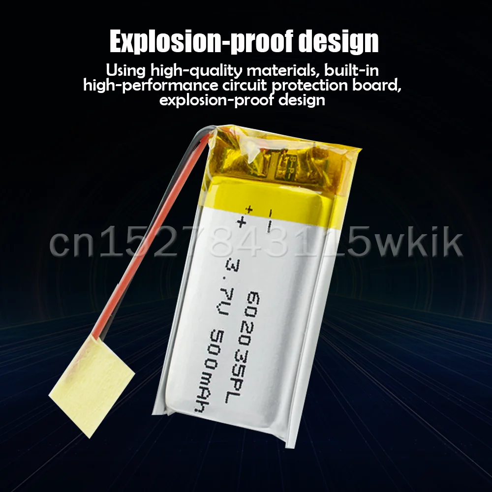 602035 3 7 V 500mAh литиевая полимерная аккумуляторная батарея для Walkman MP4 GPS