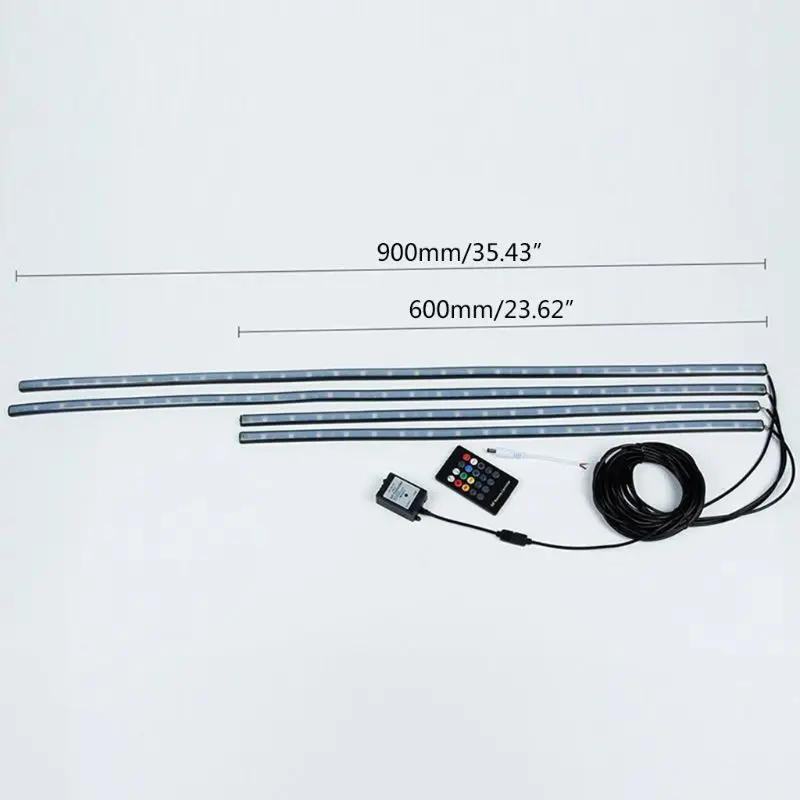 RGB многоцветная Гибкая струящаяся Автомобильная светодиодный светильник