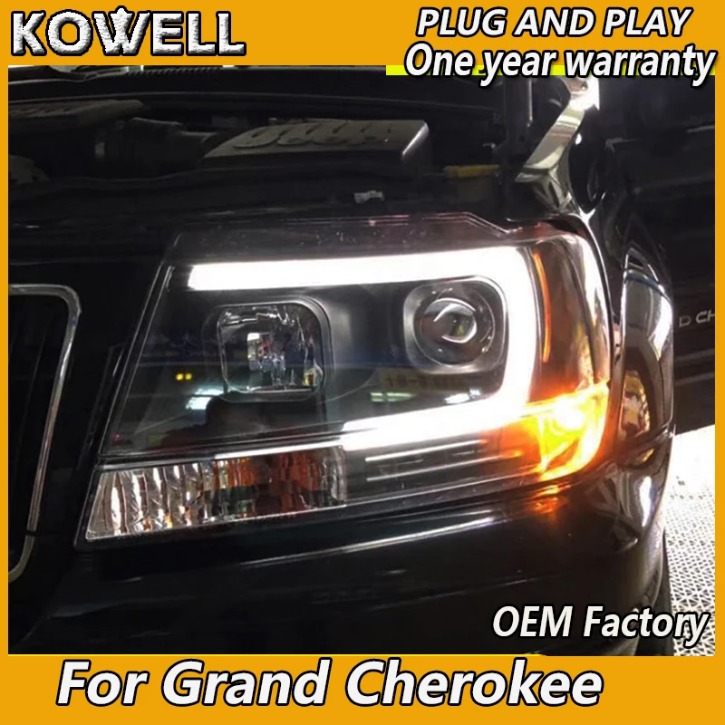 Автомобильный Стайлинг KOWELL для Jeep Grand Cherokee 2009 2004 светодиодный светильник ксенон