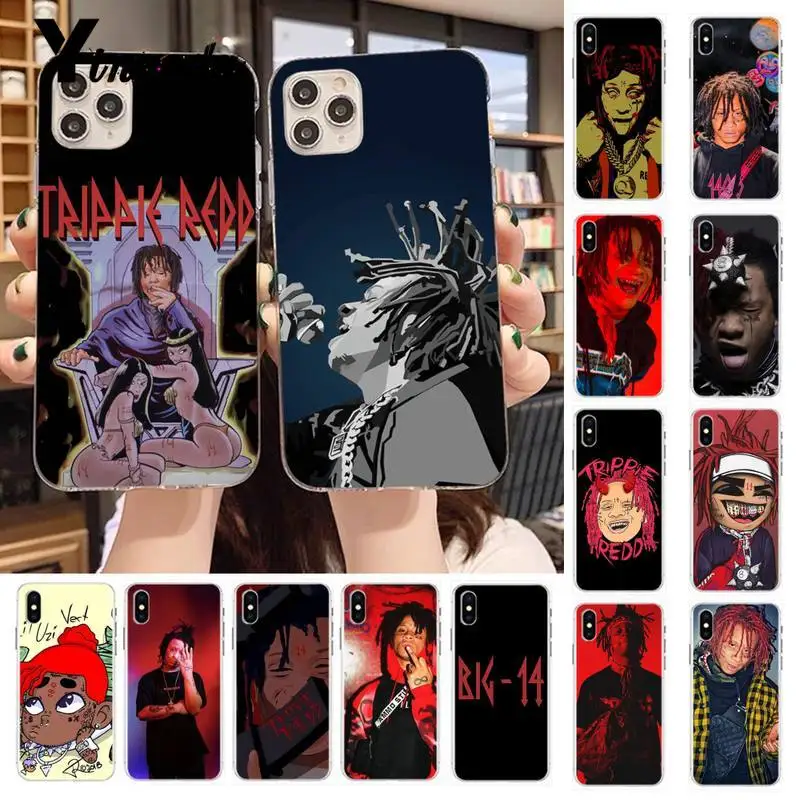 

Rapper Trippe redd Soft Silicone Black Phone Case for iPhone 13 11 pro XS MAX 8 7 6 6S Plus X 5S SE 2020 XR case