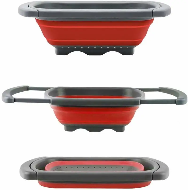 Кухонные инструменты дуршлаг складной раковина овощей/дуршлаг для фруктов