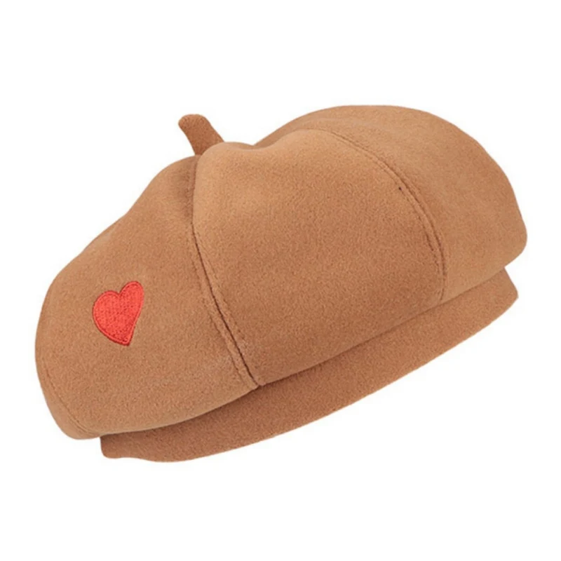 Lady Spring Winter Berets Hat Painter Style Women Vintage Solid Color Caps Female Bonnet Warm Cap | Спорт и развлечения