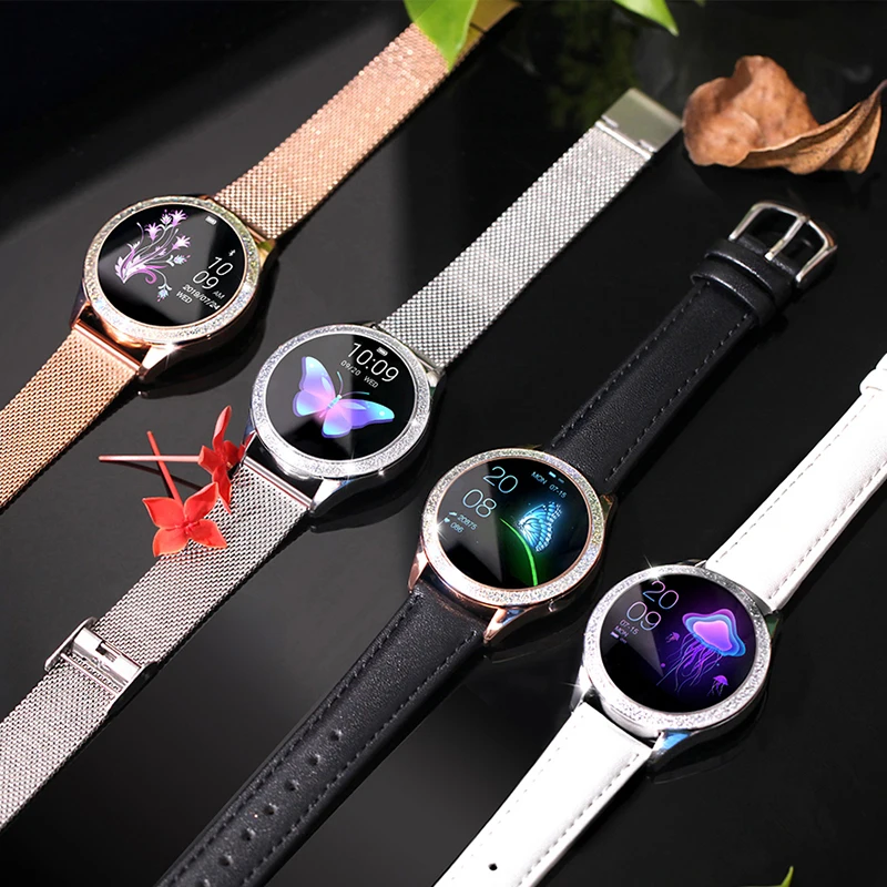 

Fashion ladies wristwatch Smart Watch Women 24h Heart Rate Monitor Waterproof smartwatch Stylish watches Gifts for girls
