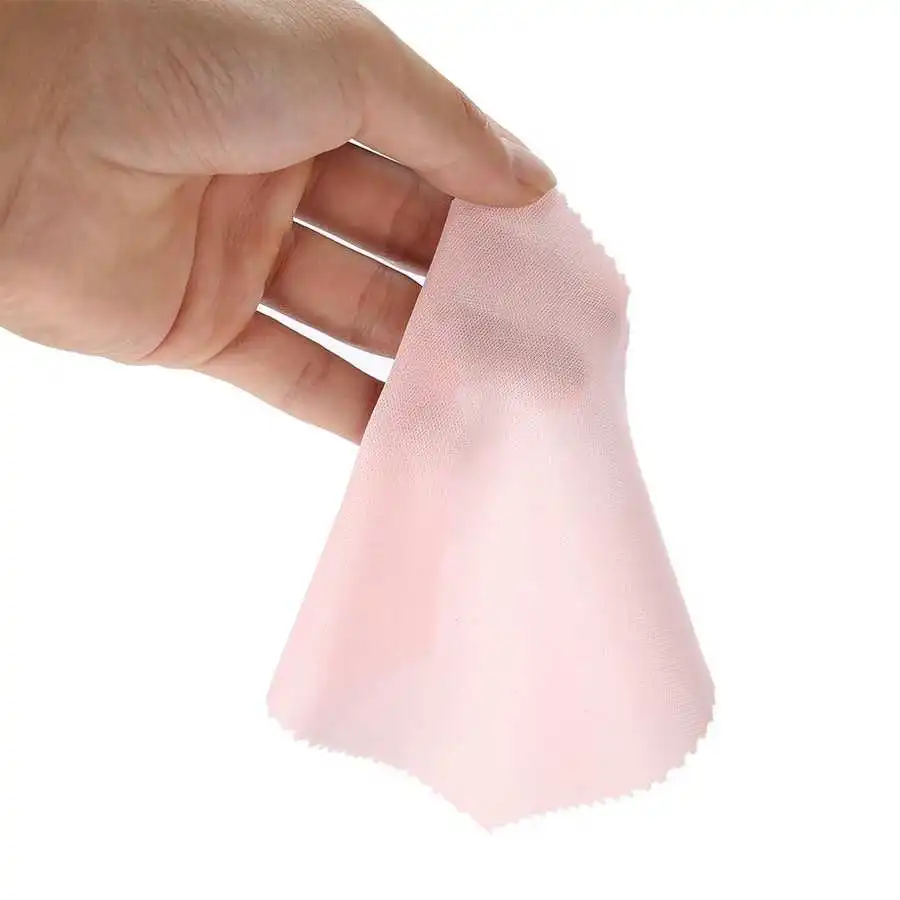 50 шт./набор цвета: золотистый серебристый очиститель ювелирных изделий ткань для