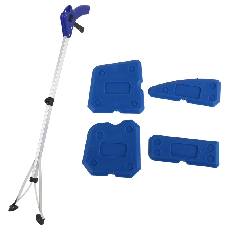 1 шт. синий складной захват для захвата Когтя и 4 силиконовых распределителя