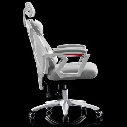 white Роскошное Качество Esports 1220 игровая Poltrona дышащая подушка ажурное колесико для офисного кресла бытовые стальные ножки Silla Gamer - Color: white