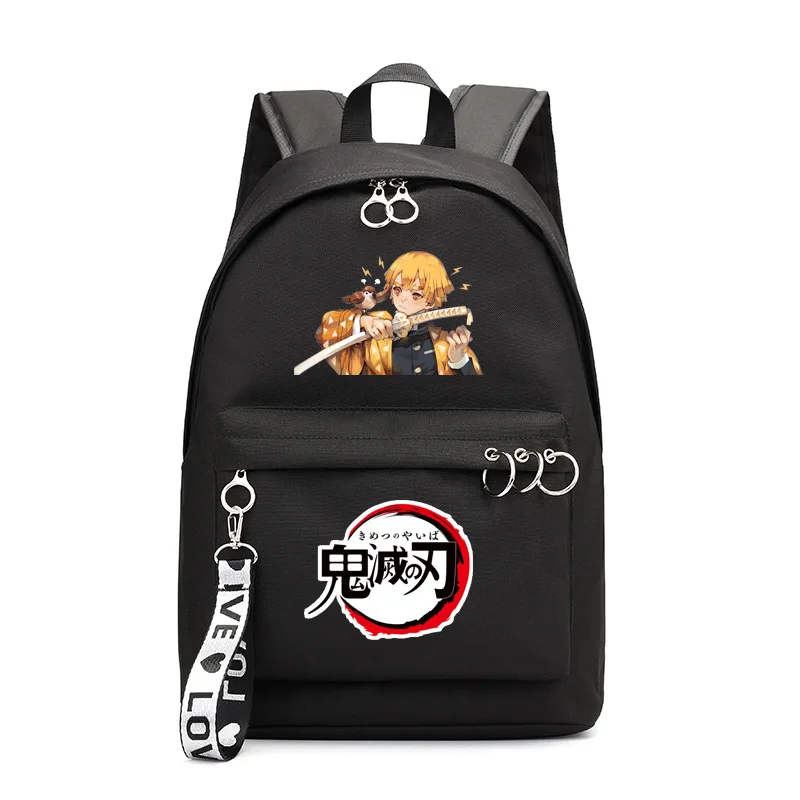 Аниме демон Slayer Kimetsu рюкзак школьные сумки для книг мужская Группа Mochila Дорожная