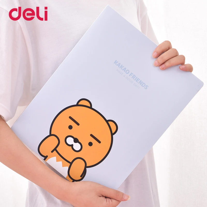 Deli cute KAKAO FRIENDS 20/30/40 листов папка портативная прозрачная многофункциональная